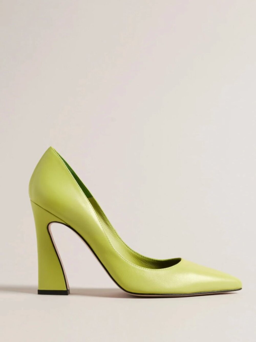 Ted Baker Teyma Pointy Toe Leather Pumps - Green - 39
